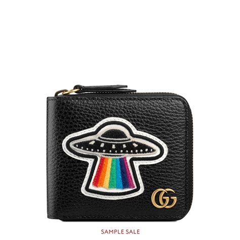 ufo gucci wallet|Authentic Gucci Small Zip Wallet Color Multicolor Night Courier .